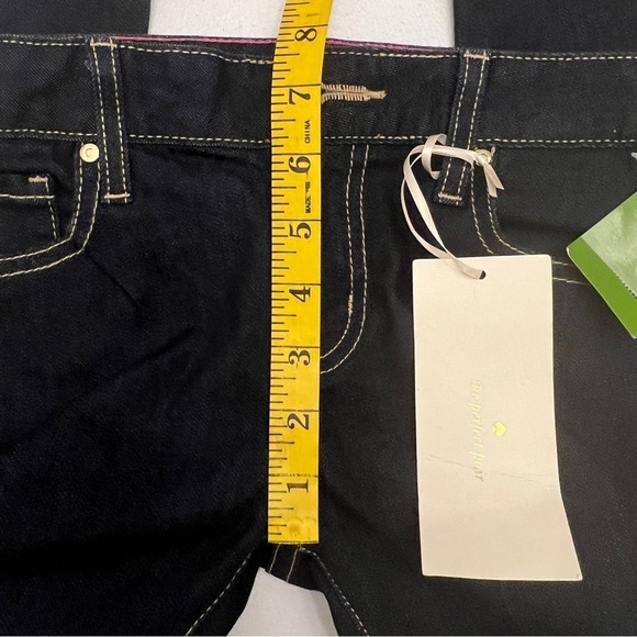 Kate Spade Jeans Womens Size 27 Dark Wash Skinny Broom Street NWT with FLAWS - Picture 10 of 10